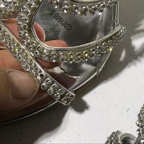 Viva Rhinestone Strappy Sandals (A10) - Picture 3 of 6